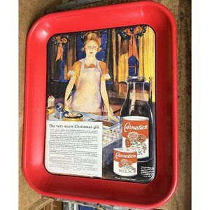 1990 Carnation Evaporated Milk Tray #2 of 4, "The Very Nicest Christmas Present"